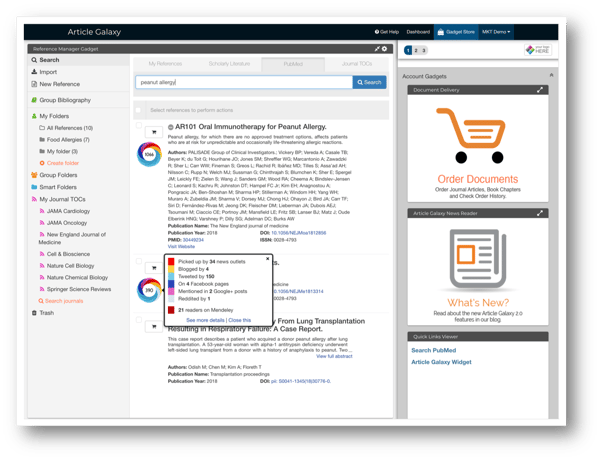 Reference Manager Gadget