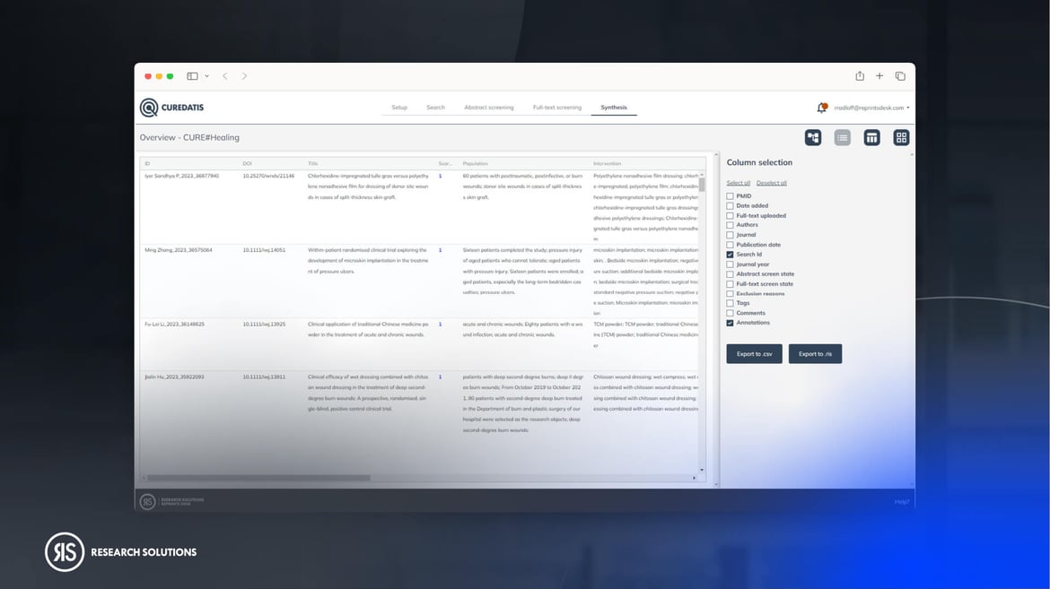 Export Citations as a .ris file​