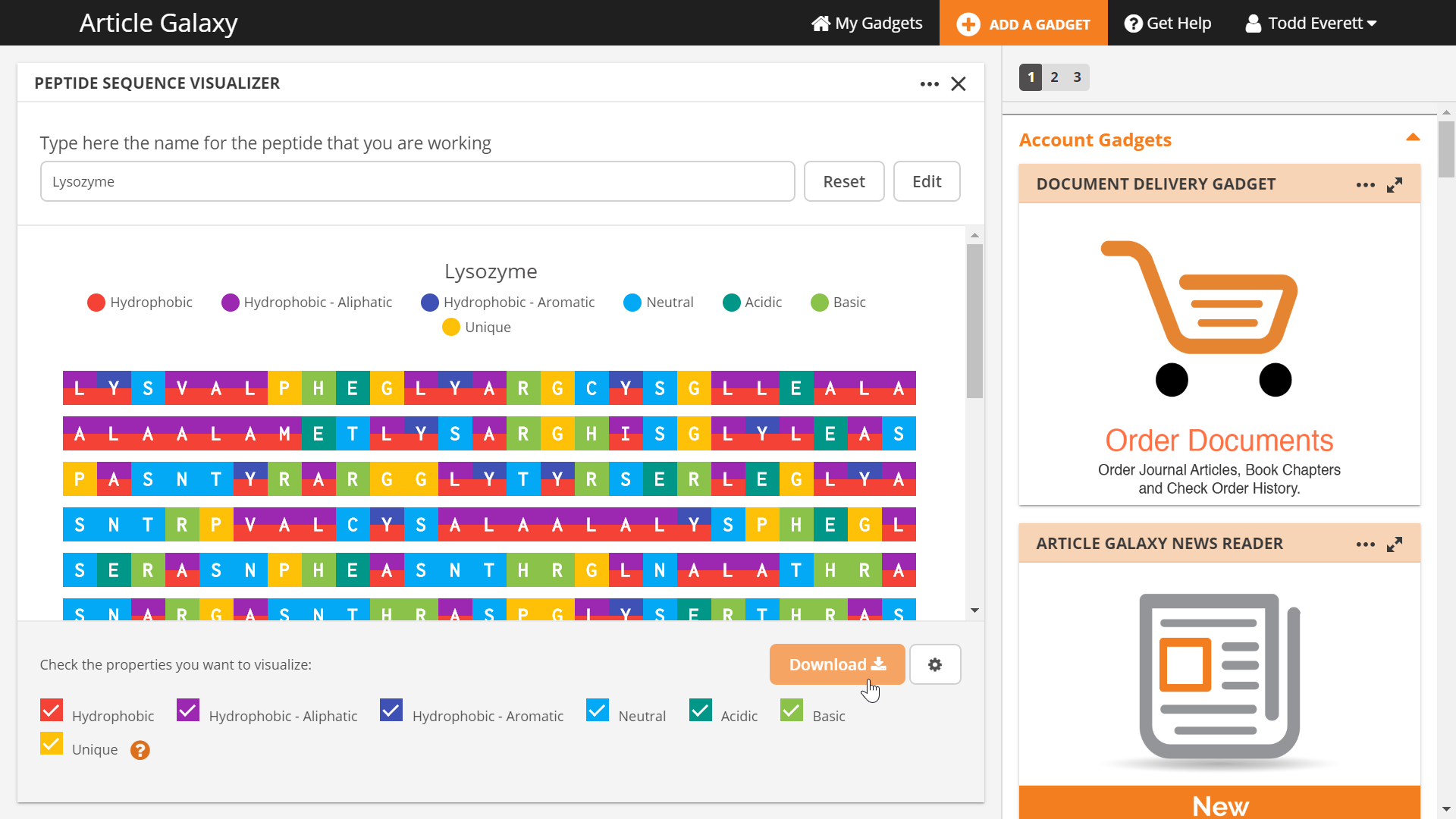 Peptide Sequence Visualizer